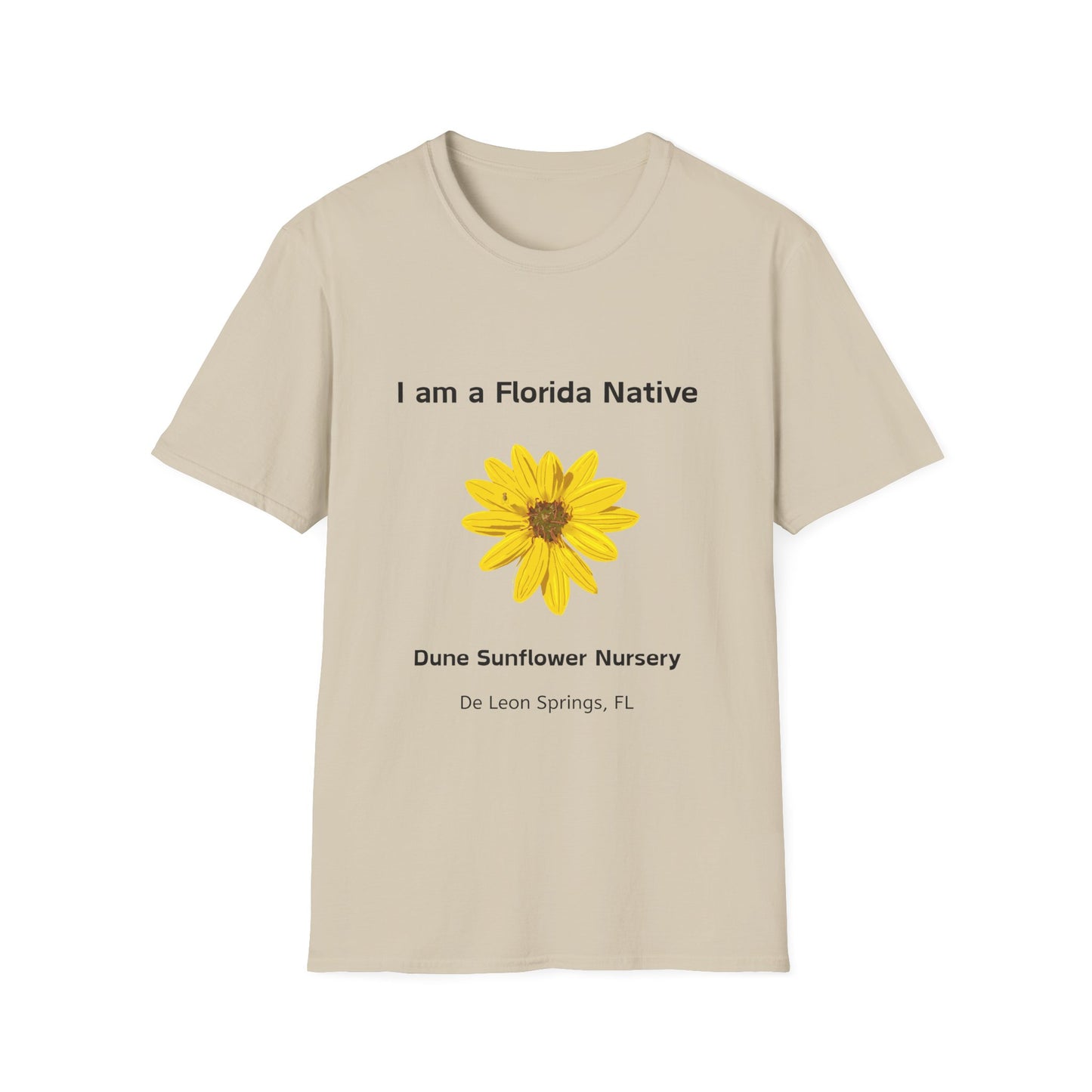 Florida Native Dune Sunflower T-Shirt - Unisex Softstyle Tee